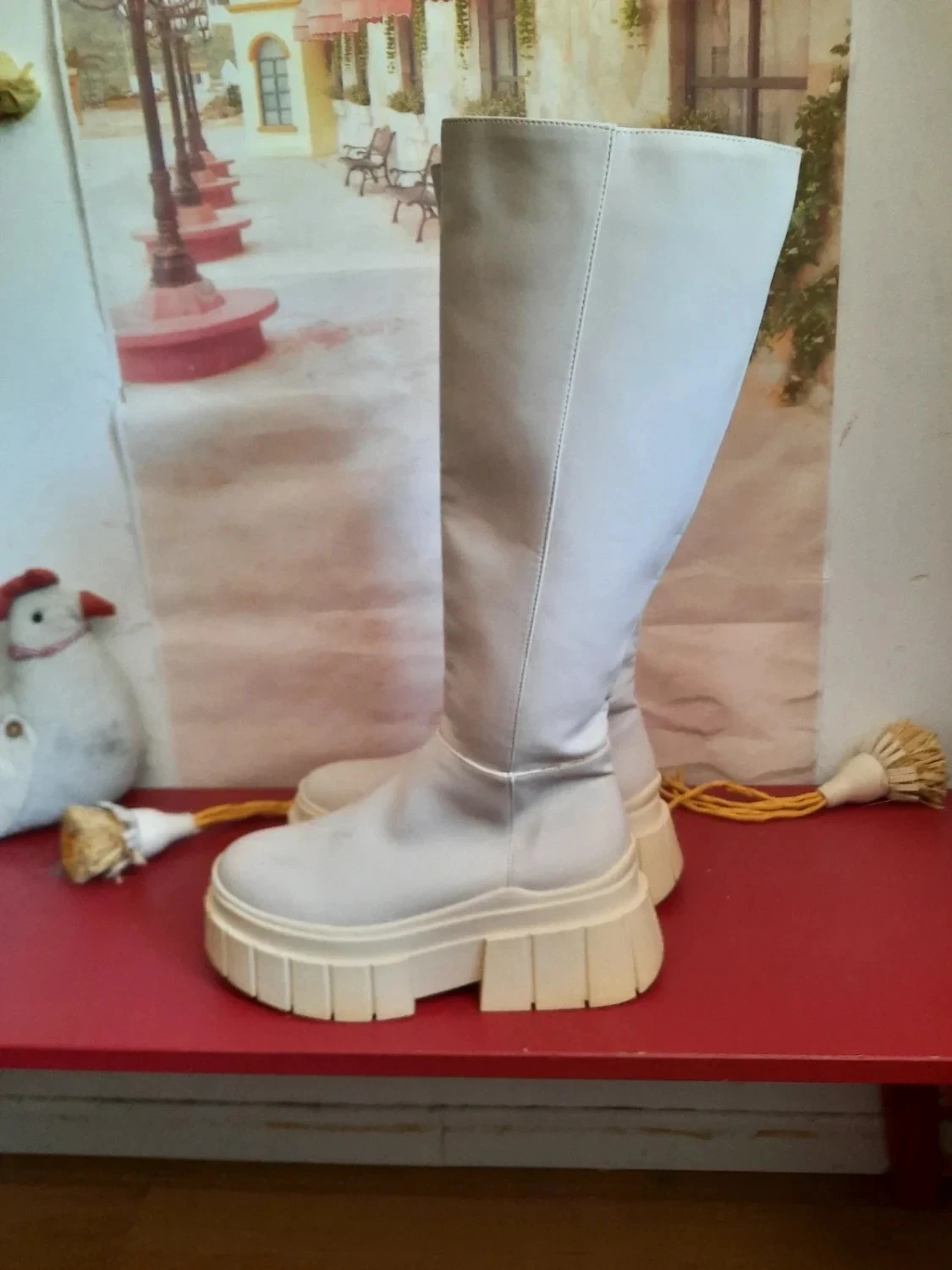 🥀Bottes synthétique femme 39. Bershka.